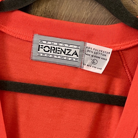 ✨Vintage✨ Forenza sportswear sexy v-neck Sweatshirt top large l rare design! - Picture 3 of 3